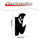 Maxbell Ghost Silhouette Wall Decoration Metal Wall Art Decor for Courtyard Indoor