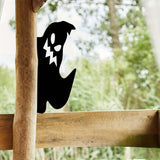 Maxbell Ghost Silhouette Wall Decoration Metal Wall Art Decor for Courtyard Indoor