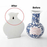 Maxbell Wall Hanging Vase Chinese Blue and White Porcelain for Indoor Office