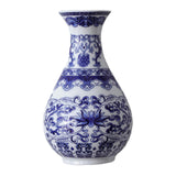 Maxbell Wall Hanging Vase Chinese Blue and White Porcelain for Indoor Office