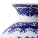 Maxbell Wall Hanging Vase Chinese Blue and White Porcelain for Indoor Office