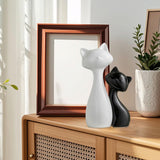 Maxbell Couple Cat Figurines Modern Cute Animal Sculpture