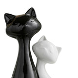 Maxbell Couple Cat Figurines Modern Cute Animal Sculpture