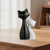 Maxbell Couple Cat Figurines Modern Cute Animal Sculpture