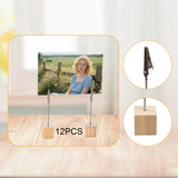 Maxbell 12x Desktop Photo Holder Decor Picture Display Stand for Office Home Wedding