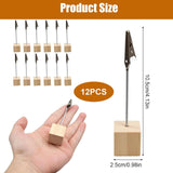 Maxbell 12x Desktop Photo Holder Decor Picture Display Stand for Office Home Wedding