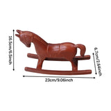 Maxbell Rocking Horse Ornament Gift Table Centerpiece Bedroom Sculpture