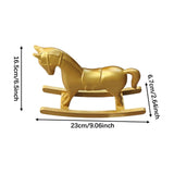 Maxbell Rocking Horse Ornament Gift Table Centerpiece Bedroom Sculpture
