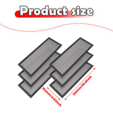 Maxbell 6Pcs Floor Vent Covers Air Vent Screen Mesh for Waterwheel Sidewall Bathroom