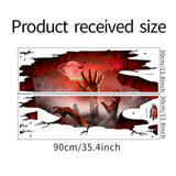 Maxbell 2 Pieces Halloween Floor Wall Decal Art Decor for Living Room Indoor Nursery