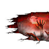 Maxbell 2 Pieces Halloween Floor Wall Decal Art Decor for Living Room Indoor Nursery