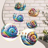 Maxbell 4 Pieces Snail Metal Wall Decor Art Crafts for Farmhouse Bedroom Centerpiece