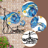 Maxbell Metal Wall Decor Decorative Modern Wall Sculpture for Hallway Bedroom Office