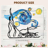 Maxbell Metal Wall Decor Decorative Modern Wall Sculpture for Hallway Bedroom Office