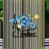 Maxbell Metal Wall Decor Decorative Modern Wall Sculpture for Hallway Bedroom Office