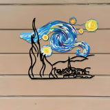 Maxbell Metal Wall Decor Decorative Modern Wall Sculpture for Hallway Bedroom Office