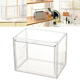 Maxbell Clear Figure Display Case Storage Box Showcase without Shelf