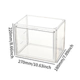Maxbell Clear Figure Display Case Storage Box Showcase without Shelf