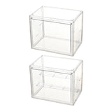 Maxbell Clear Figure Display Case Storage Box Showcase without Shelf