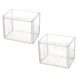 Maxbell Clear Figure Display Case Storage Box Showcase without Shelf