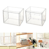 Maxbell Clear Figure Display Case Storage Box Showcase without Shelf