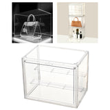 Maxbell Clear Figure Display Case Storage Box Showcase With Removable Shelf
