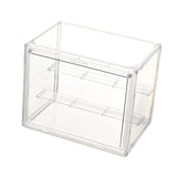 Maxbell Clear Figure Display Case Storage Box Showcase With Removable Shelf