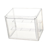 Maxbell Clear Figure Display Case Storage Box Showcase With Removable Shelf