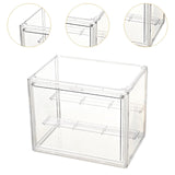 Maxbell Clear Figure Display Case Storage Box Showcase With Removable Shelf