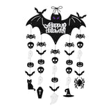 Maxbell Halloween Hanging Bats Spooky Flying Bat Silhouette for Porch Backyard Patio