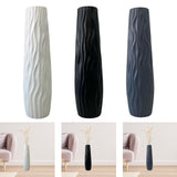 Maxbell Tall Floor Vase Stylish Rustic Flower Vase for Living Room Dining Room Hotel Black