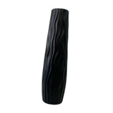 Maxbell Tall Floor Vase Stylish Rustic Flower Vase for Living Room Dining Room Hotel Black