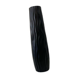 Maxbell Tall Floor Vase Stylish Rustic Flower Vase for Living Room Dining Room Hotel Black