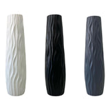 Maxbell Tall Floor Vase Stylish Rustic Flower Vase for Living Room Dining Room Hotel Black