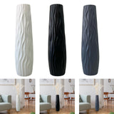 Maxbell Tall Floor Vase Stylish Rustic Flower Vase for Living Room Dining Room Hotel Black