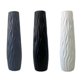 Maxbell Tall Floor Vase Stylish Rustic Flower Vase for Living Room Dining Room Hotel Black
