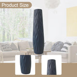 Maxbell Tall Floor Vase Stylish Rustic Flower Vase for Living Room Dining Room Hotel Gray