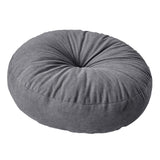 Maxbell Round Floor Pillow Chair Pad Thick Seating Cushion for Studio Office Balcony Dark Gray