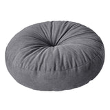 Maxbell Round Floor Pillow Chair Pad Thick Seating Cushion for Studio Office Balcony Dark Gray