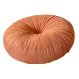 Maxbell Round Floor Pillow Chair Pad Thick Seating Cushion for Studio Office Balcony Orange