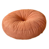 Maxbell Round Floor Pillow Chair Pad Thick Seating Cushion for Studio Office Balcony Orange