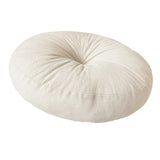 Maxbell Round Floor Pillow Chair Pad Thick Seating Cushion for Studio Office Balcony Beige
