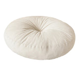 Maxbell Round Floor Pillow Chair Pad Thick Seating Cushion for Studio Office Balcony Beige