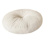 Maxbell Round Floor Pillow Chair Pad Thick Seating Cushion for Studio Office Balcony Beige