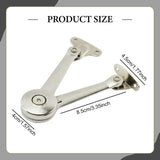 Maxbell Lid Stay Hinge Silent Buffer Lid Support Hinge for Wardrobe Cupboard Kitchen