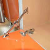 Maxbell Lid Stay Hinge Silent Buffer Lid Support Hinge for Wardrobe Cupboard Kitchen