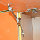 Maxbell Lid Stay Hinge Silent Buffer Lid Support Hinge for Wardrobe Cupboard Kitchen