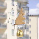 Maxbell Shopkeepers Bell Ornament Creative Hanging Door Bell for Home Backyard Store Bunny
