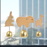 Maxbell Shopkeepers Bell Ornament Creative Hanging Door Bell for Home Backyard Store Bunny