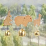 Maxbell Shopkeepers Bell Ornament Creative Hanging Door Bell for Home Backyard Store Bunny